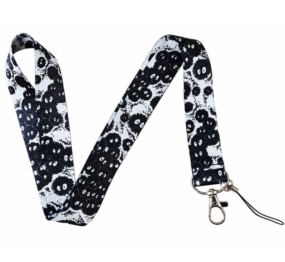 Studio Ghibli Soot Sprite Lanyard