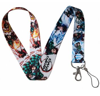 Demon Slayer Tanjiro Kamado Water Breathing Lanyard