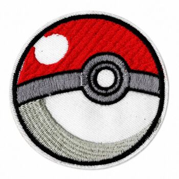 Pok&eacute; Ball Iron on Patch