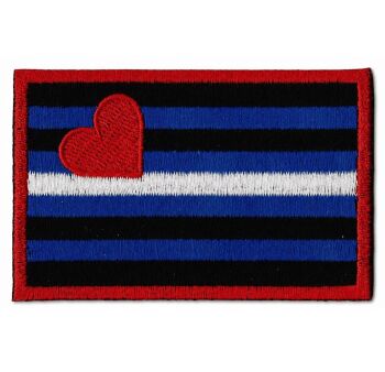 Gay Leather Iron on Embroidered Patch