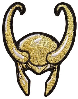 Loki Helmet Iron on Patch
