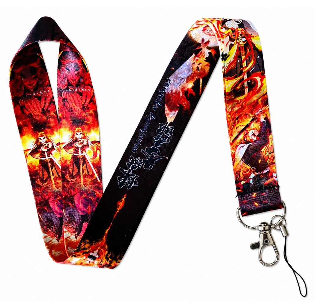 Demon Slayer Kyojuro Rengoku Flame Hashira Lanyard