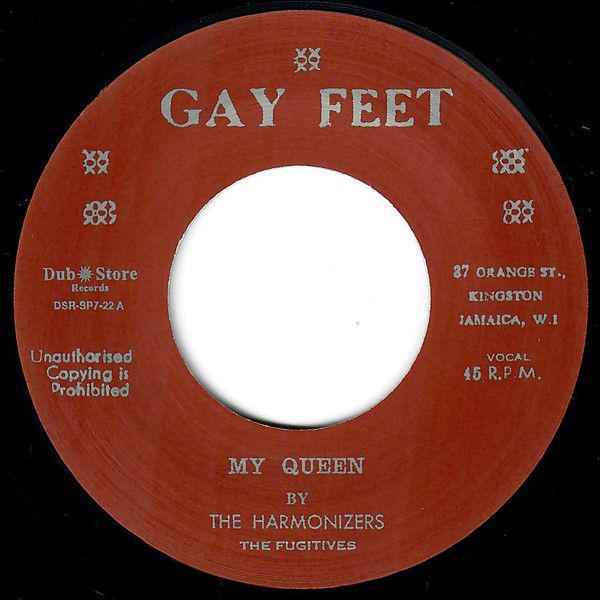 The Harmonizers - My Queen /The Valentines - Blam Blam Fever (Gunfever) - D