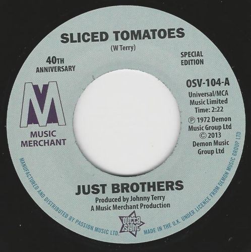 JUST BROTHERS - SLICED TOMATOES / ELOISE LAWS	- LOVE FACTORY - OSV104