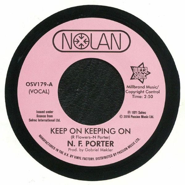 NOLAN PORTER - KEEP ON KEEPING ON / IF I COULD BE SURE - OSV179