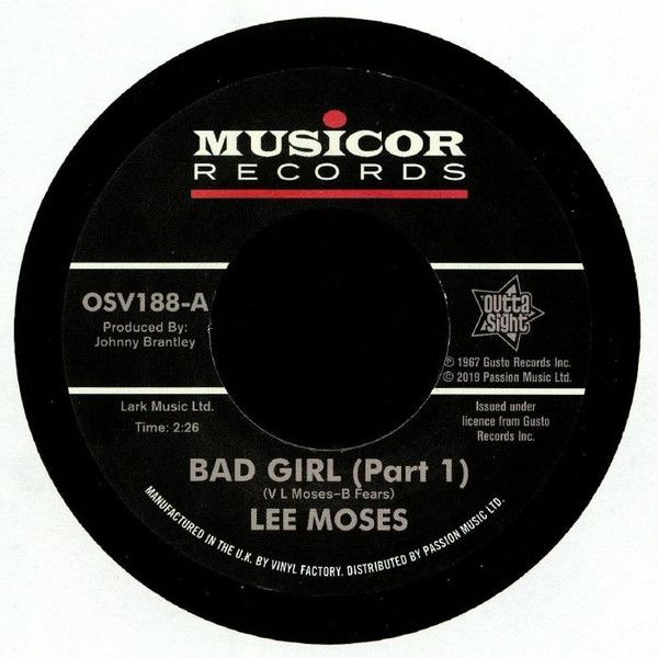 LEE MOSES - BAD GIRL (PT 1) / BAD GIRL (PT 2) - OSV188