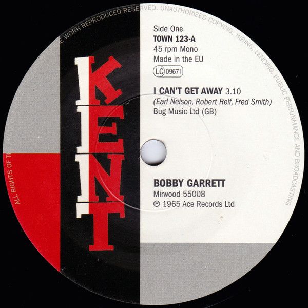 Bobby Garrett - I Can't Get Away / Curtis Lee - Is She In Your Town? TOWN 1