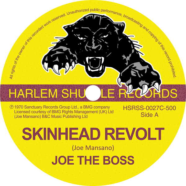 Joe The Boss -  Skinhead Revolt / The Thief - HSRSS-0027