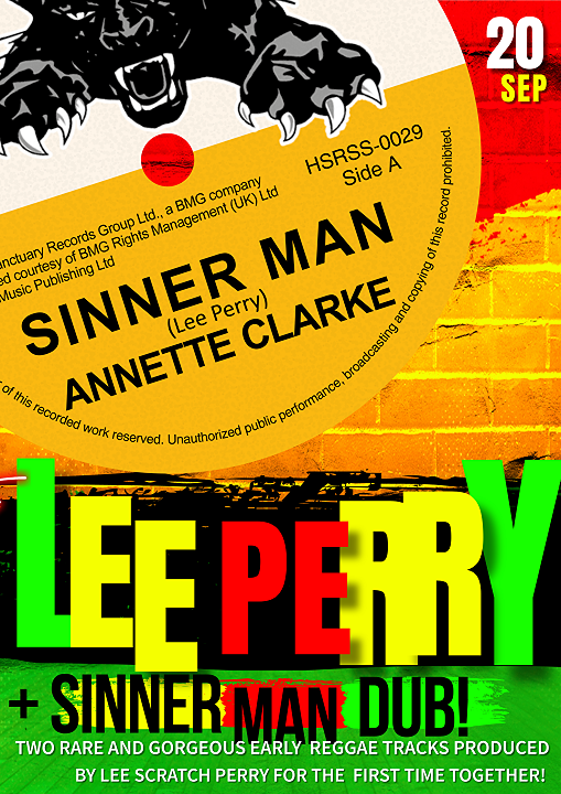 Annete Clarke - Sinner Man & Lee Perry - Sinner Man Dub -  7 " single