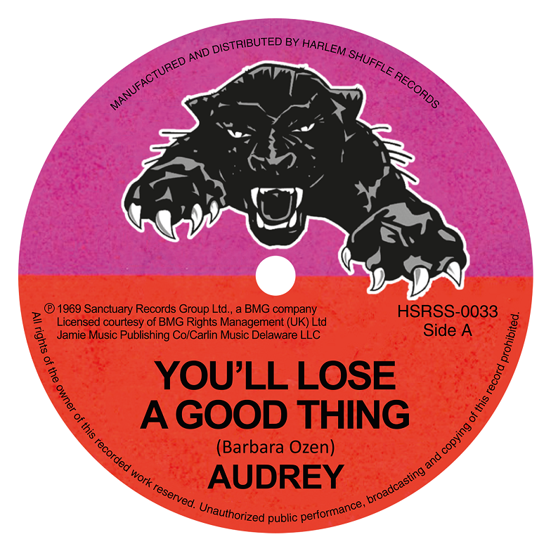 Audrey - You'll Lose A Good Thing / Love Me Tonight - HSRSS-0033