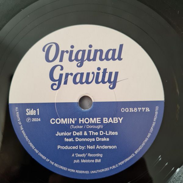 Junior Dell & The D-Lites - Comin' Home Baby / Comin' Home Baby Pt. 2 - OGR877R