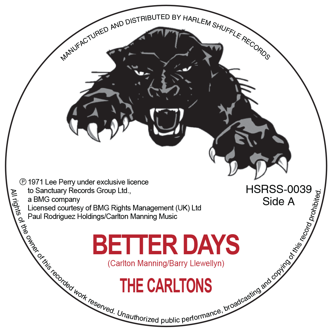The Carltons - Better Days / Lee Perry - Station Underground News