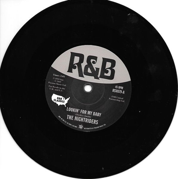 The Nightriders - Lookin' For My Baby / Fabulous Playboy - Honkey Tonk Woman - RSV079