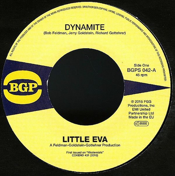 Little Eva - Dynamite  / Get Ready-Uptight - BGPS 042
