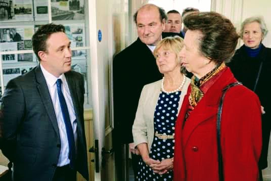 Managing Director Oliver Fytche-Taylor discusses regeneration potential in Market Rasen, Lincolnshire with HRH Princess Anne