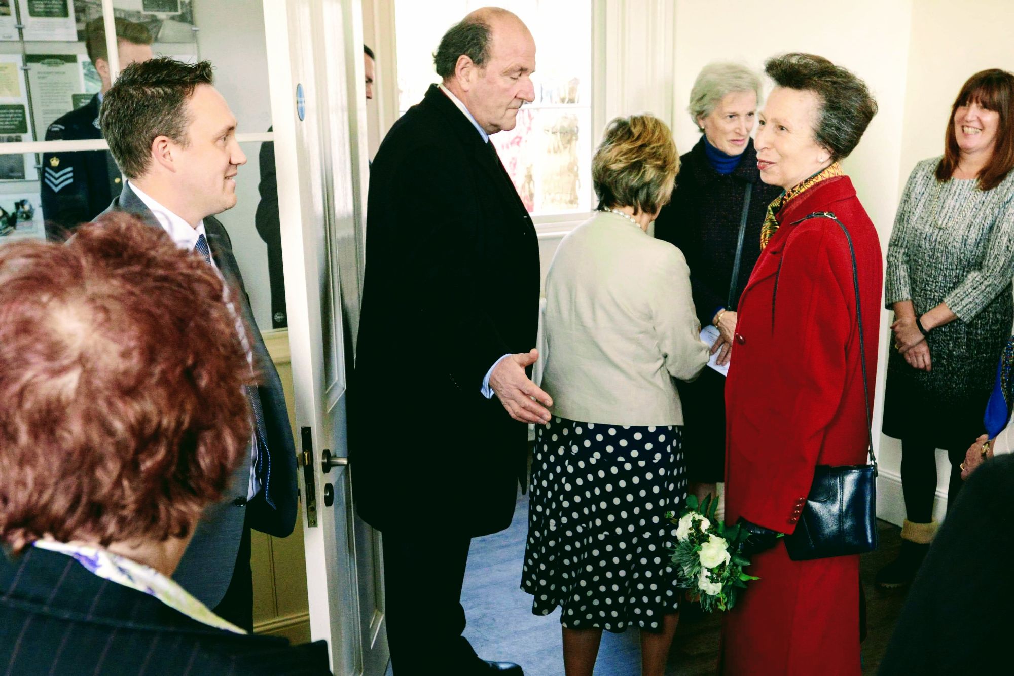 Managing Director Oliver Fytche-Taylor meets HRH Princess Anne at the newly renovated Market Rasen Railway Station