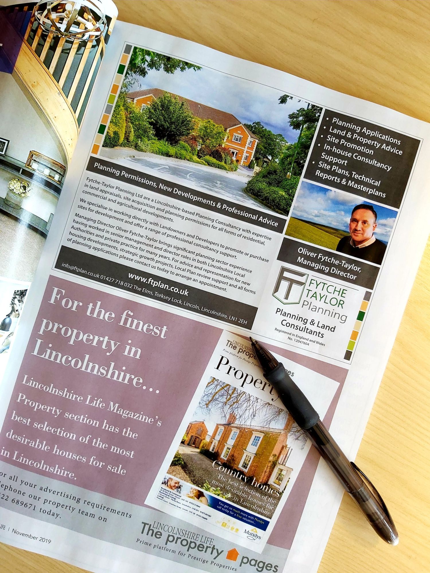 Fytche-Taylor Planning Lincolnshire Life