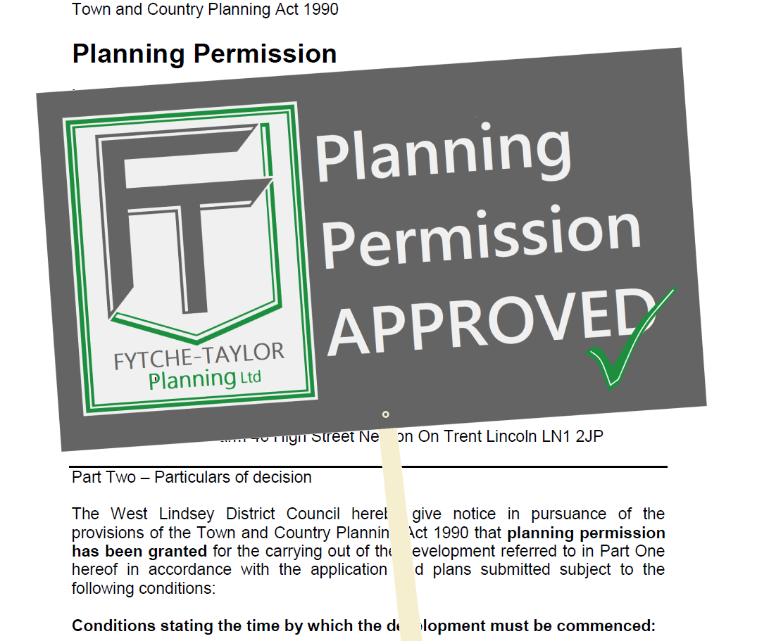 Planning permission granted to form new residential dwelling from annex