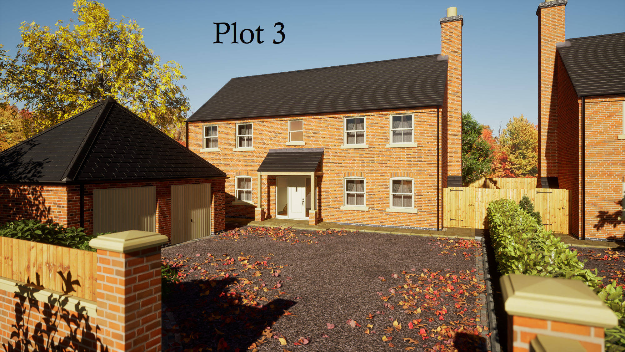 Plot 3 - Plots for sale in an exclusive development of 5 bespoke family homes, each with full planning permission for a 5 bed detached property