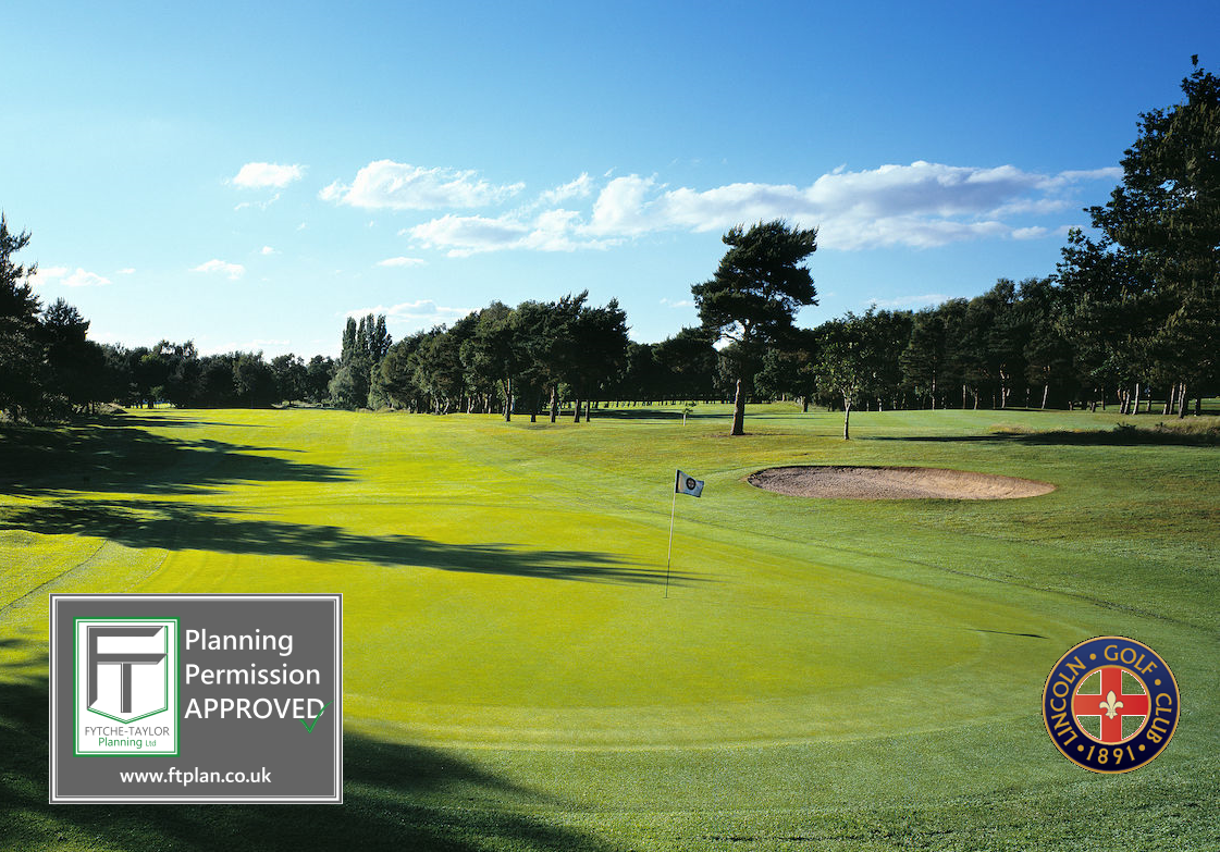 New Golf Pro Studio at Lincoln Golf Club. Planning Permission secured by Fytche-Taylor Planning Ltd.