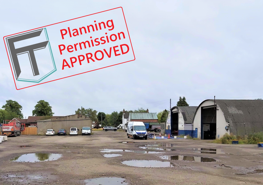 Planning permission granted for a new rural enterprise park at Fosters Yard in Langworth near Lincoln