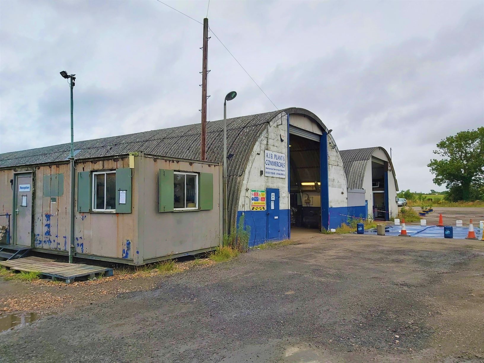 Existing Nissen Huts to be replaced - planning application approved for redevelopment of Fosters Yard in Langworth near Lincoln
