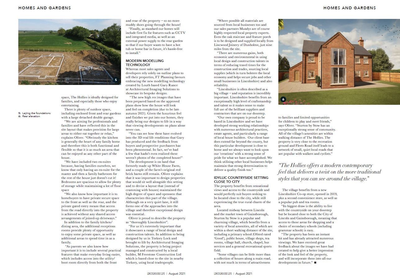 View our Property of the Month Feature in Lincolnshire Life - Part 2