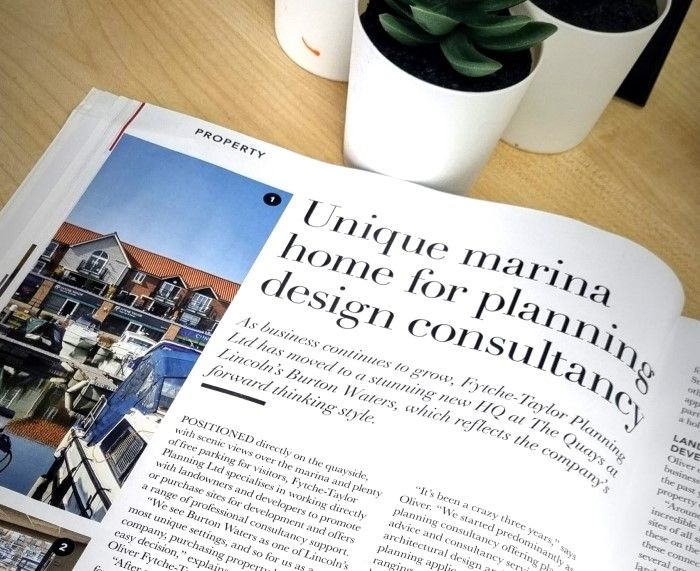 Fytche-Taylor Planning & Design - fantastic article in the latest Lincolnshire Life Magazine