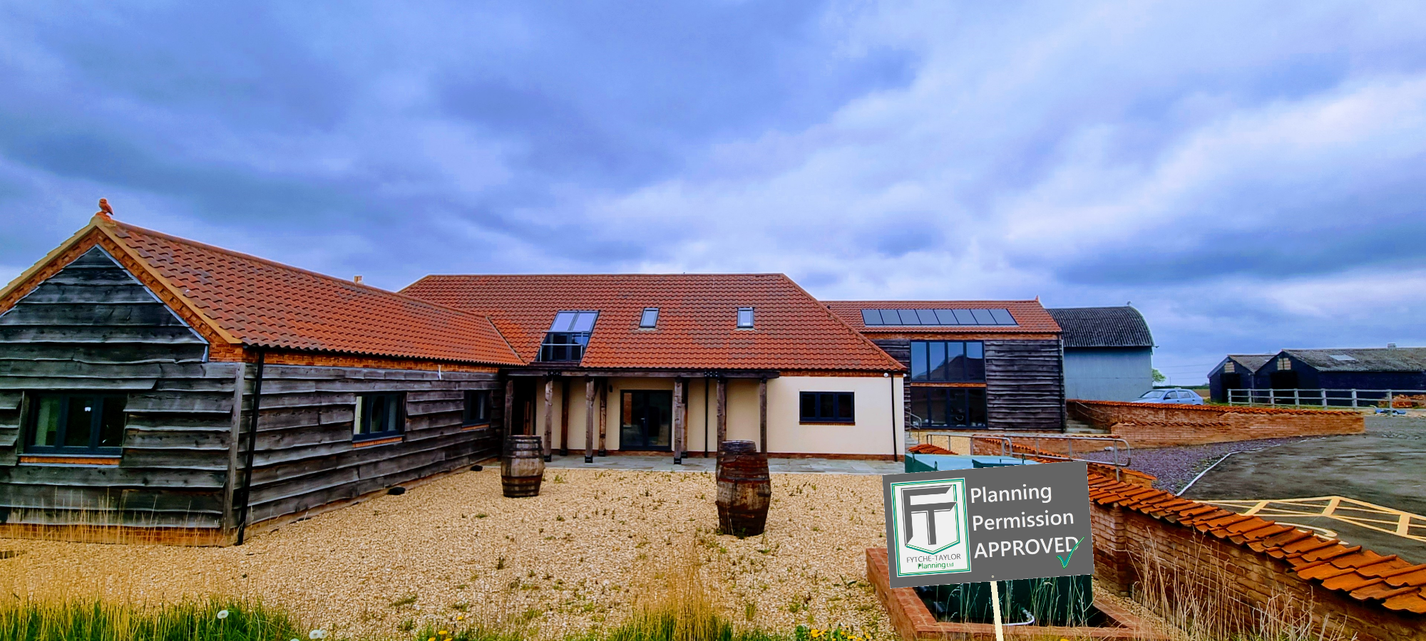 Plans approved for new homes, barn conversion, farm buildings and more! Contact us for planning advice and expert architectural design solutions.