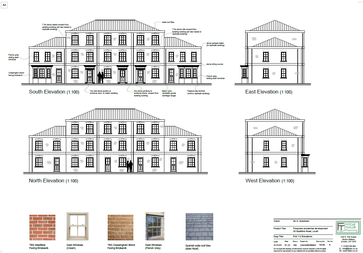 Eastfield Road in Louth - 9 new homes coming to Louth town centre designed by Fytche-Taylor Planning
