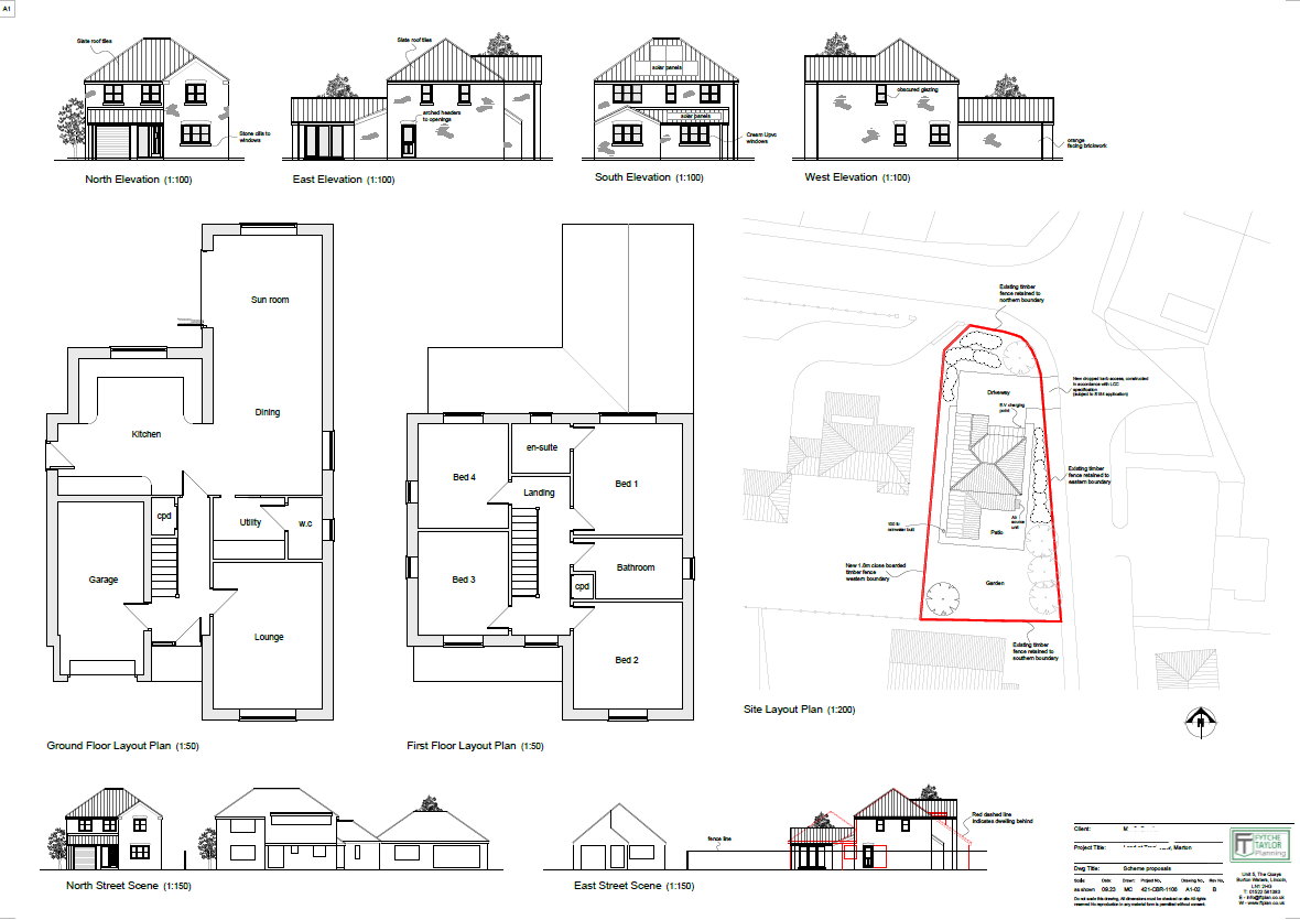 Architecture and Development Experts - Full Planning Approval for Self Build home in Marton near Gainsborough