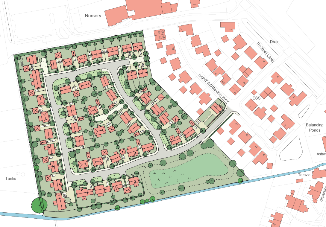 Dunholme Road Scothern Planning Application for 53 new homes
