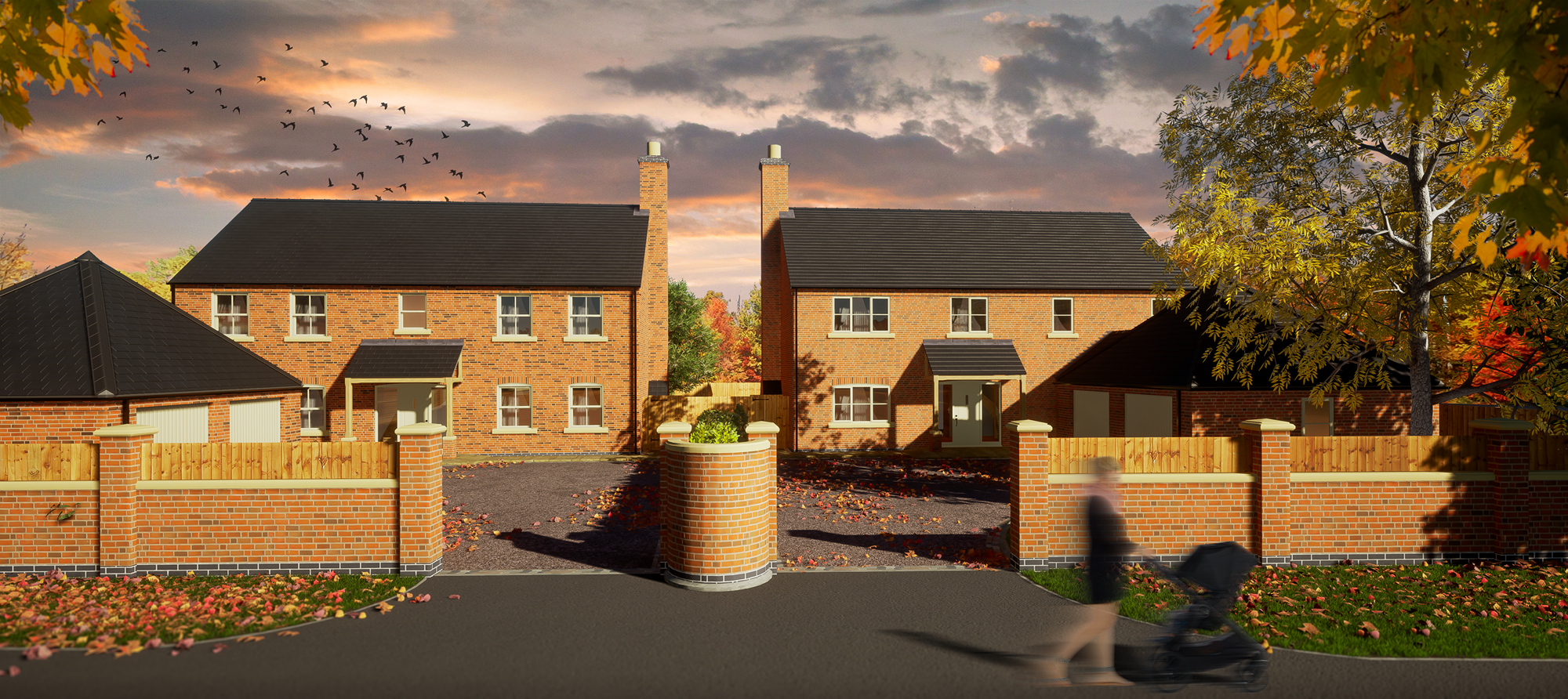 Plans submitted (January 2025) for 54 new homes in Bardney, Lincolnshire. 