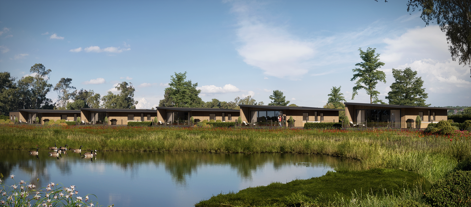 Eco lodge park visuals