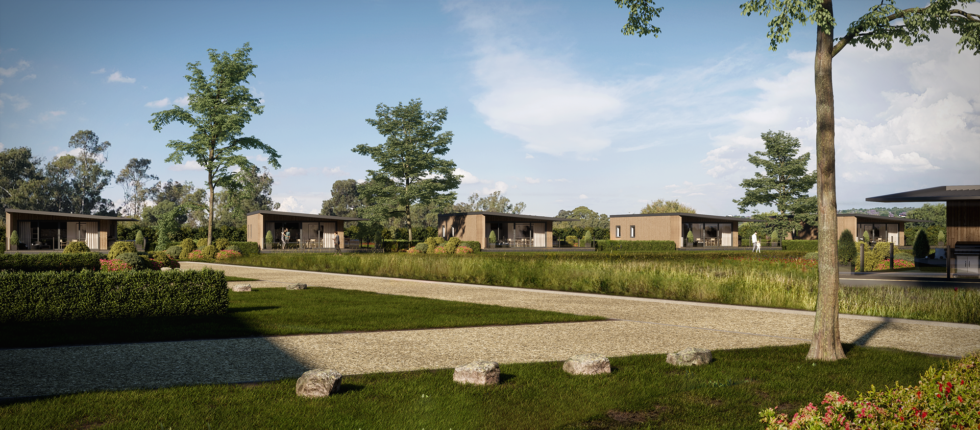 Eco lodge park visuals