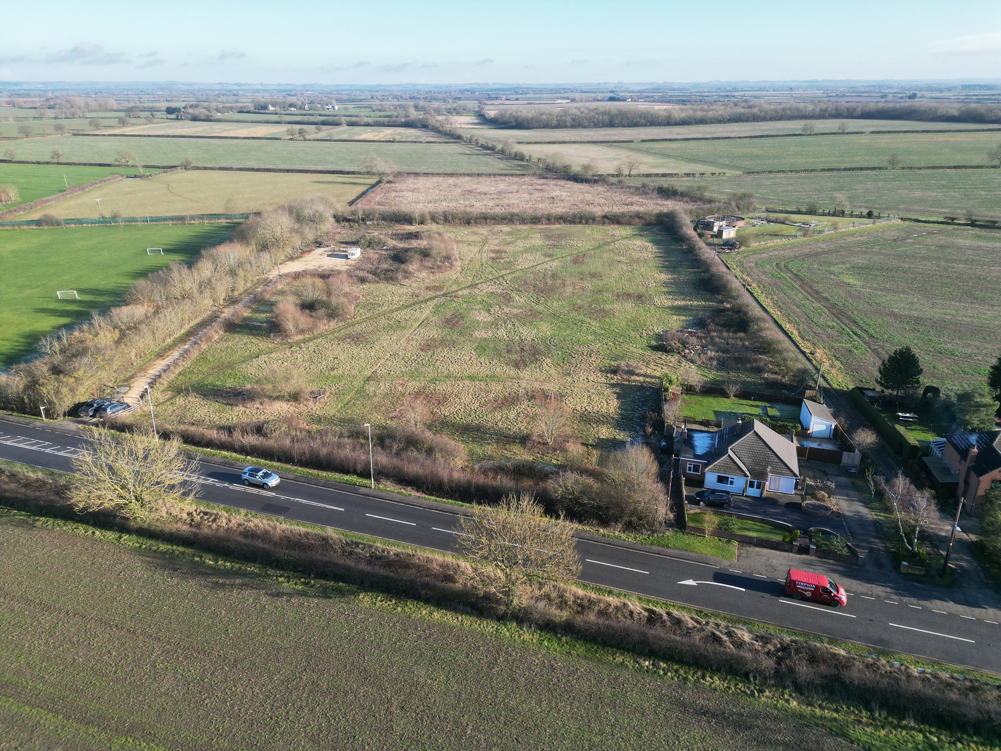 The application site for the stunning new eco lodge park
