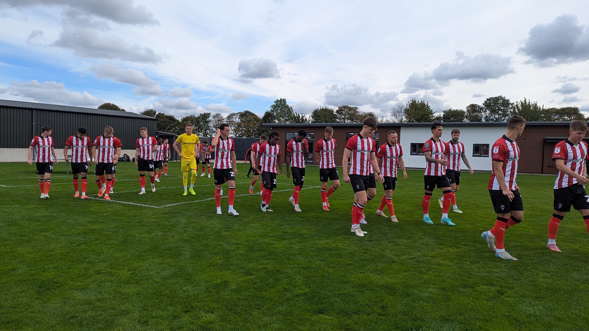 Lincoln City FC elite performance centre extension featuring new indoor training and development facilities.