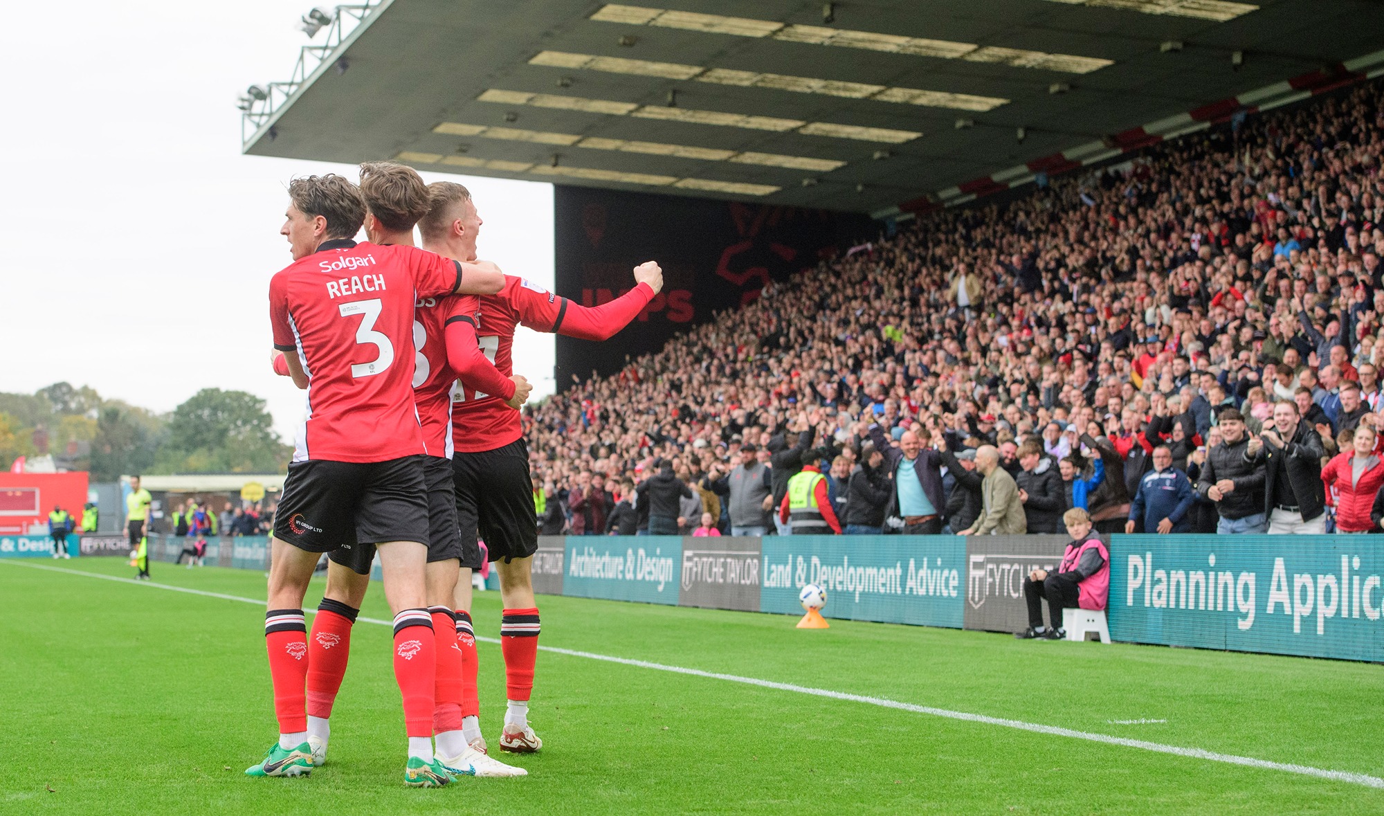 Fytche-Taylor Planning Ltd official partner of Lincoln City FC, supporting local development, sponsorship and community planning projects in Lincolnshire