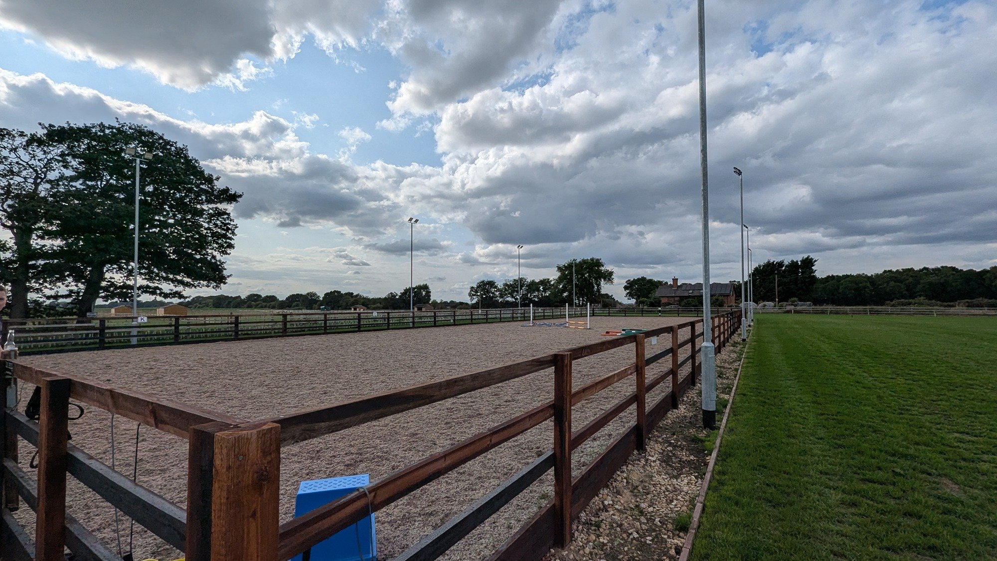 State-of-the-art riding arena and exercise area designed for Carr Farm project