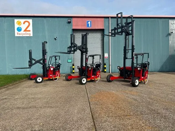 Industrial building and yard at 2 Recycling Ltd, Grantham