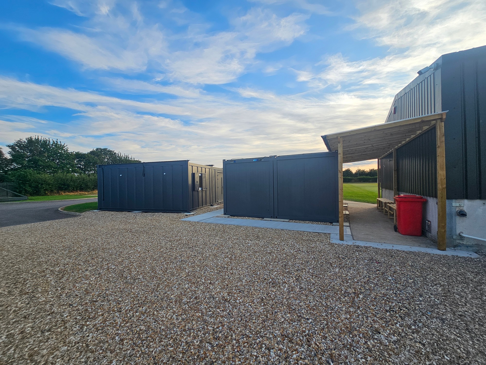New training ground facilities for Lincoln City FC, delivered through strategic planning and sports development experience.