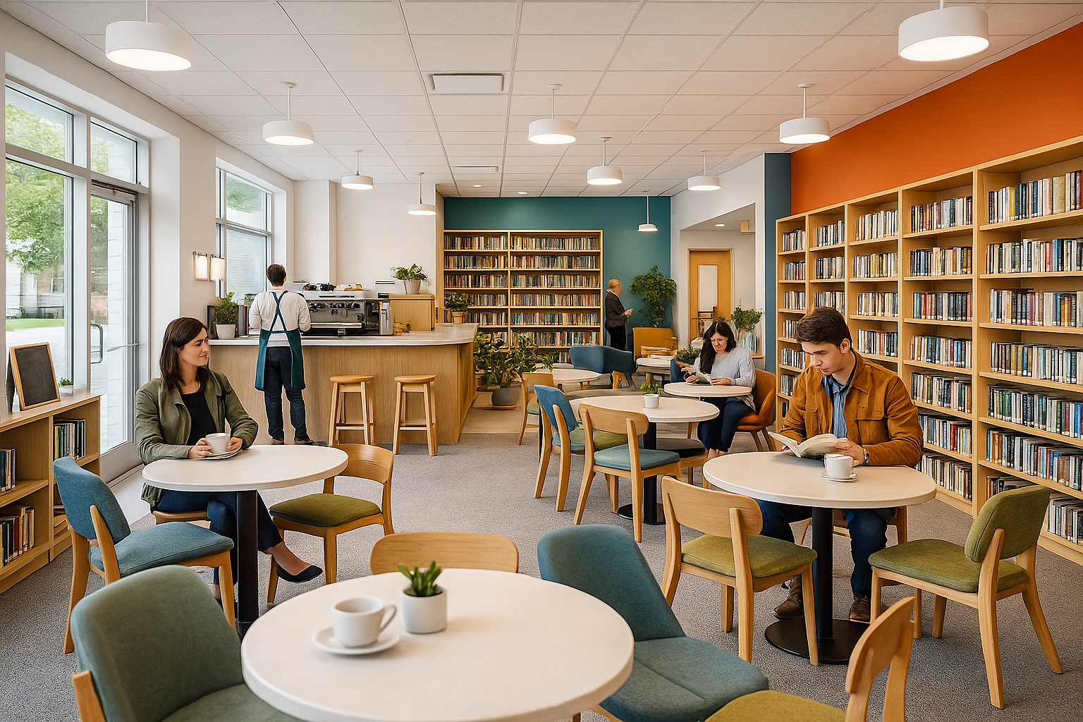 North Hykeham Hub - Extension would provide space for a new public library and community cafÃ©