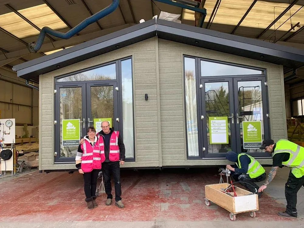 Phil and Carol Coulson, Park Owners, Lakeside Lodge & Touring Park, Thorney, Nottinghamshire