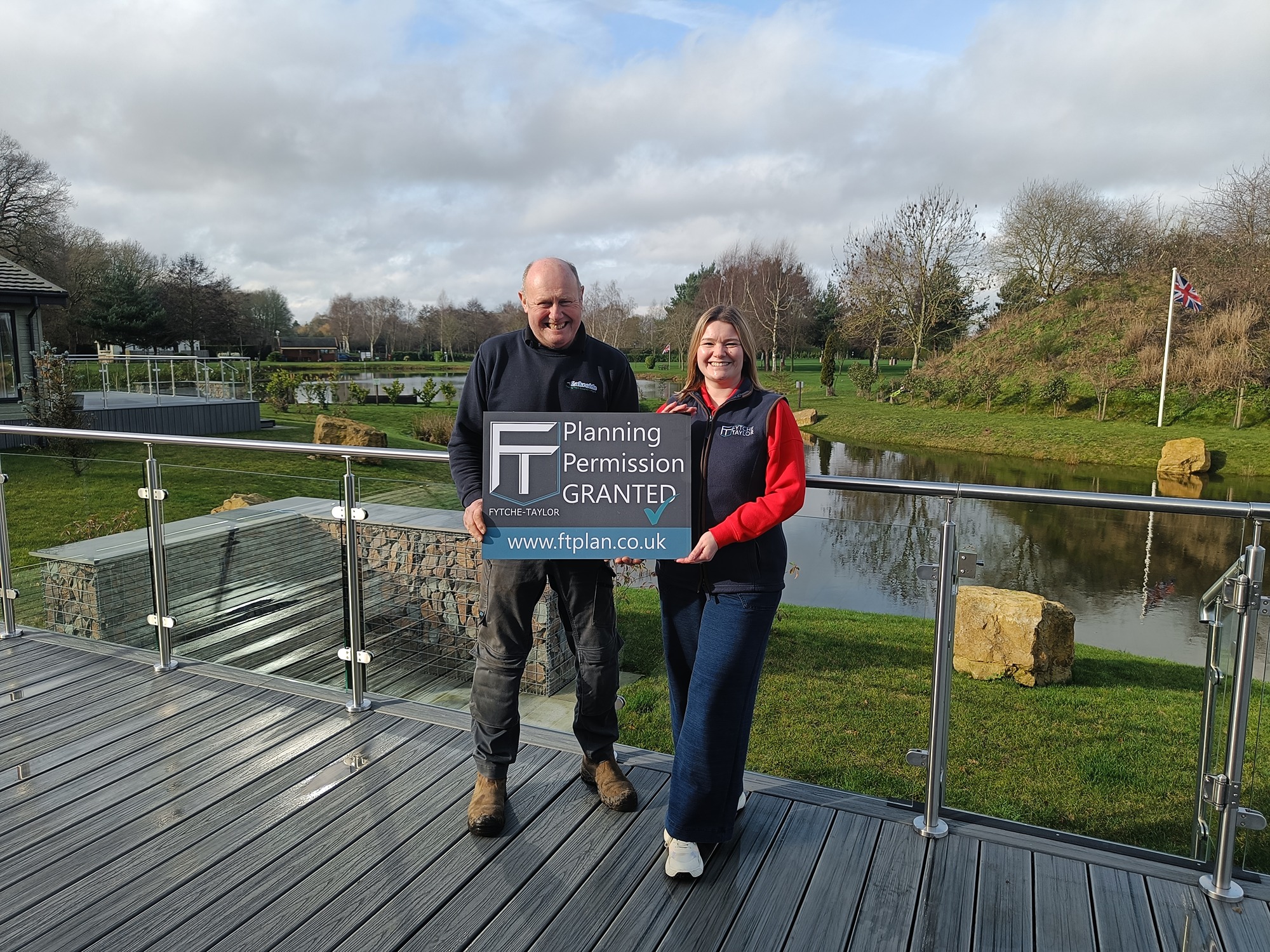 Phil and Carol Coulson, Park Owners, Lakeside Lodge & Touring Park, Thorney, Nottinghamshire