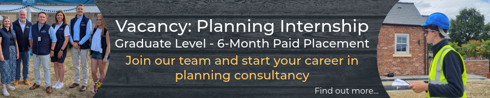Planning Intern Vacancy Banner - Fytche-Taylor