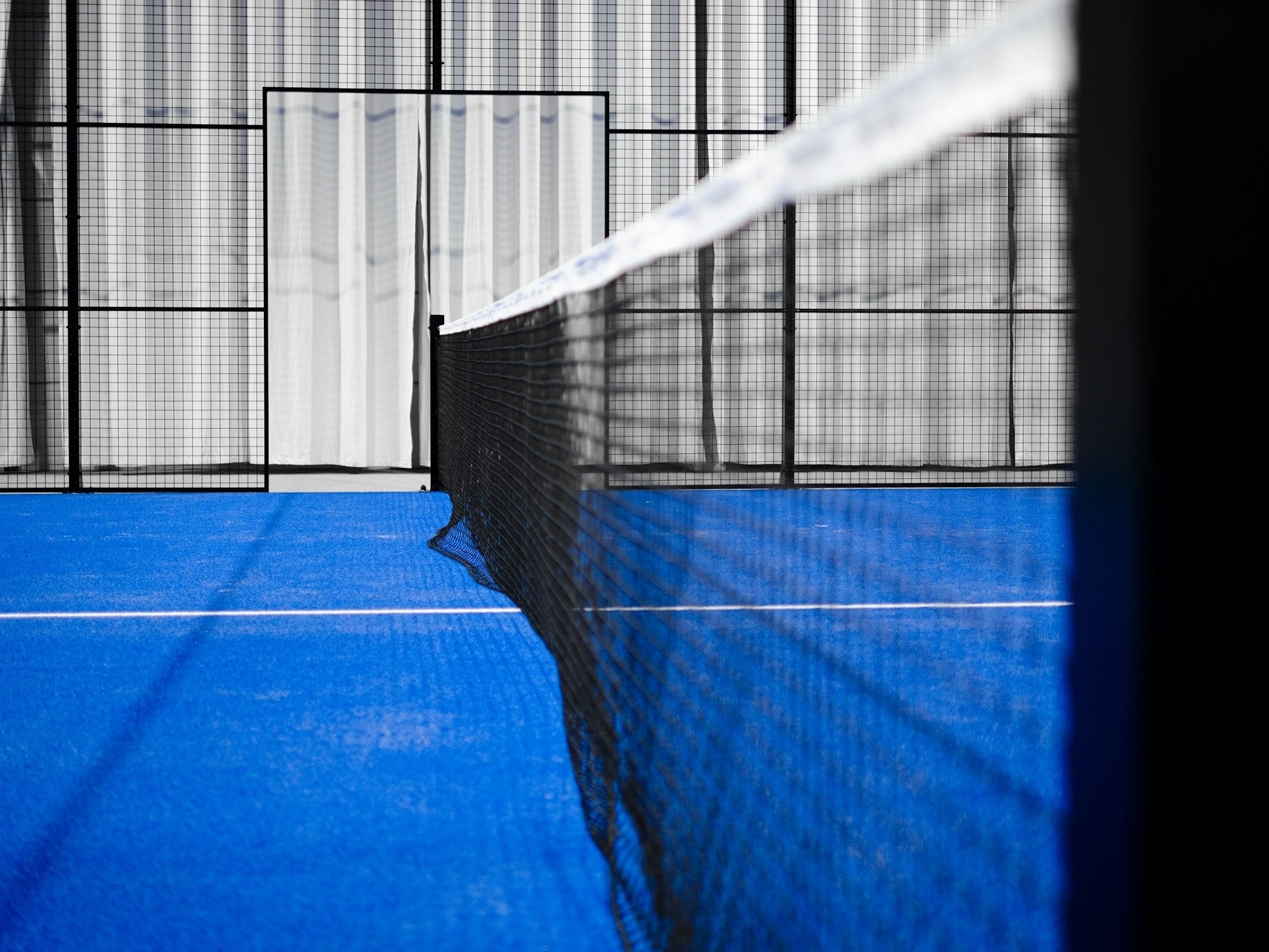 Padel tennis courts and associated development subject to planning approval