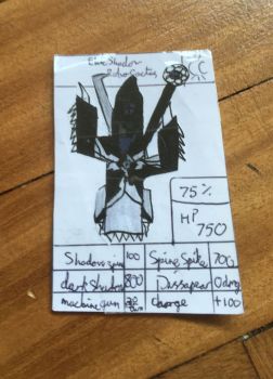 Elite shadow robo cactus card