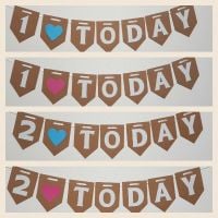 1 TODAY Bunting. FREE POSTAGE 