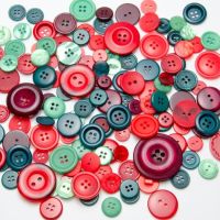 50g Christmas Buttons
