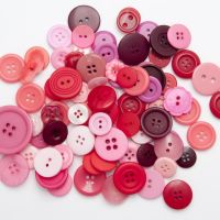 50g PINK Buttons